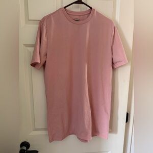 The Foundry Supply Co. Men's Crewneck Tee in Dusty Pink
